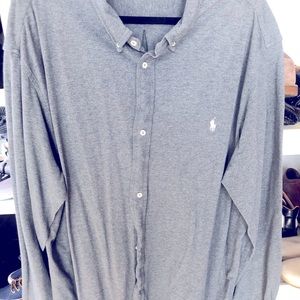 Polo Long Sleeve Shirt Mens 3XLT